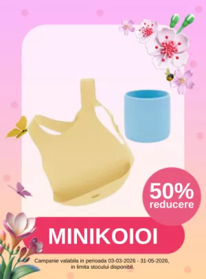 Promotie cu reducere de 50% la Minikoioi