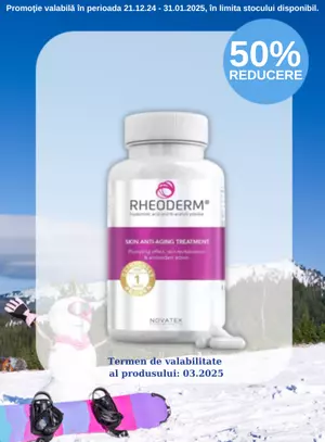 Promotie cu reducere de 50% la Rheoderm