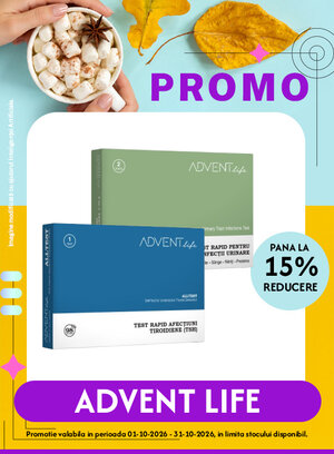 Promotie cu reducere de pana la 15% la Advent Life