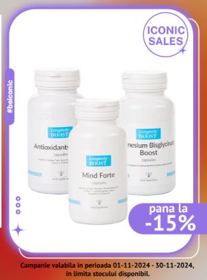 Promotie cu reducere de pana la 15% la Longevity Boost