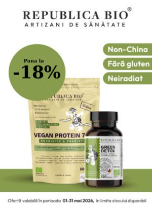Promotie cu reducere de pana la 18% la Republica Bio