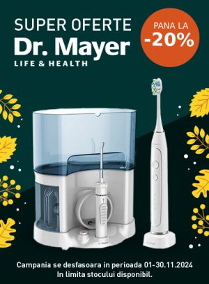 Promotie cu reducere de pana la 20% la Dr.Mayer