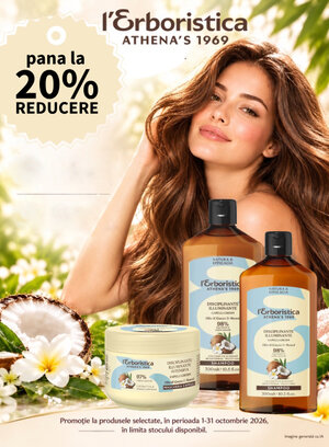Promotie cu reducere de pana la 20% la Erboristica