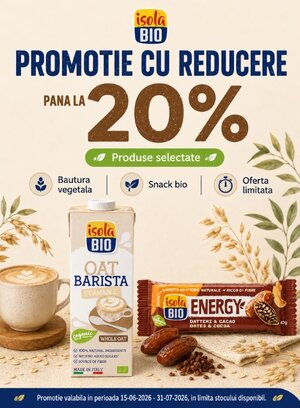 Promotie cu reducere de pana la 20% la Isola