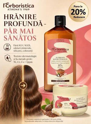 Promotie cu reducere de pana la 20% la L'Erboristica
