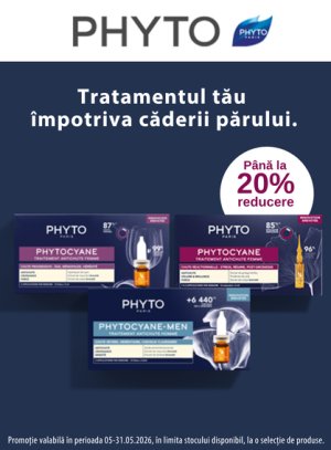 Promotie cu reducere de pana la 20% la Phytocyane