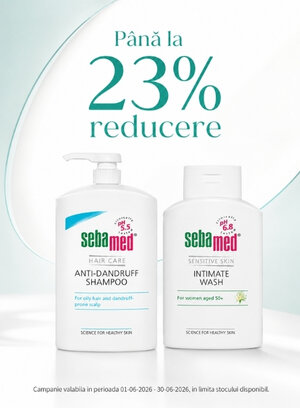 Promotie cu reducere de pana la 23% la Sebamed
