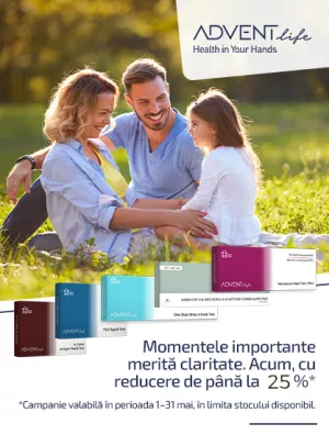 Promotie cu reducere de pana la  25% la Advent Life