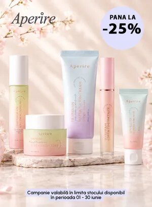 Promotie cu reducere de pana la 25% la Aperire