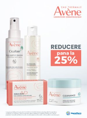 Promotie cu reducere de pana la 25% la Avene