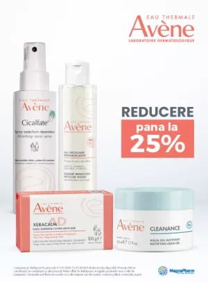 Promotie cu reducere de pana la 25% la Avene