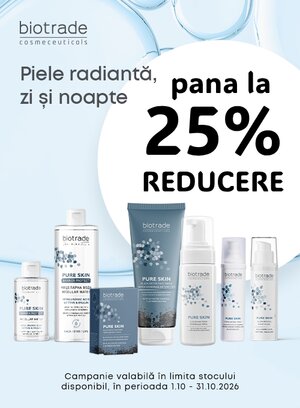 Promotie cu reducere de pana la 25% la Biotrade
