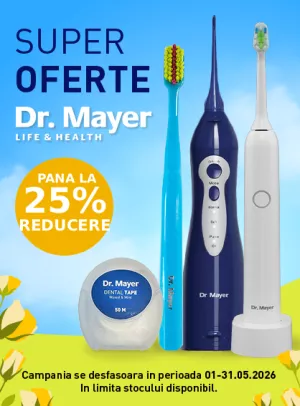 Promotie cu reducere de pana la 25% la Dr.Mayer