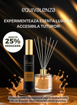 Promotie cu reducere de pana la 25% la Equivalenza