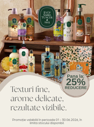 Promotie cu reducere de pana la 25% la Eyup