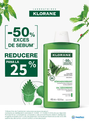Promotie cu reducere de pana la 25% la Klorane