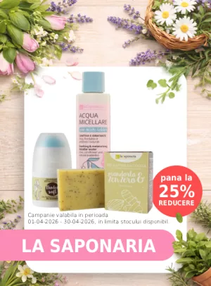 Promotie cu reducere de pana la 25% la La Saponaria