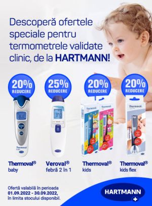 Promotie cu reducere de pana la 25% la Thermoval si Veroval