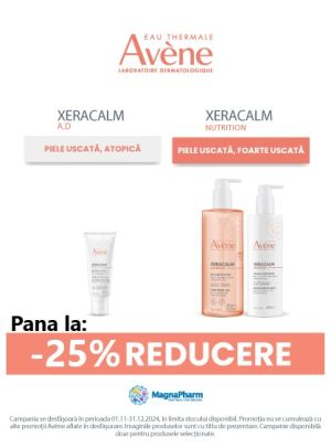 Promotie cu reducere de pana la 25% la Xeracalm