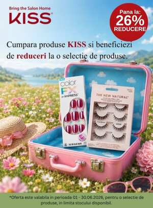 Promotie cu reducere de pana la 26% la Kiss