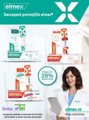 Promotie cu reducere de pana la 28% la Elmex
