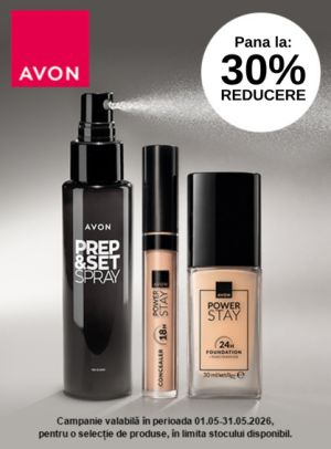 Promotie cu reducere de pana la 30% la Avon