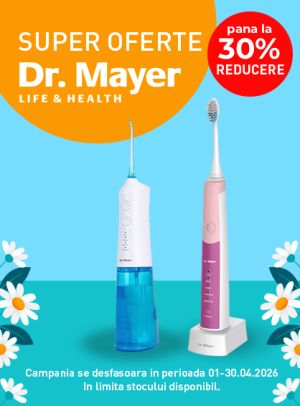 Promotie cu reducere de pana la 30% la Dr. Mayer