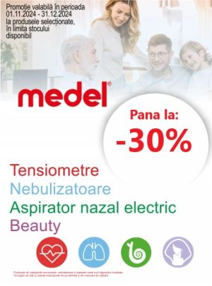 Promotie cu reducere de pana la 30% la Medel