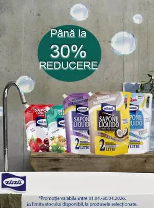 Promotie cu reducere de pana la 30% la Mil Mil