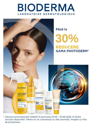 Promotie cu reducere de pana la 30% la Photoderm