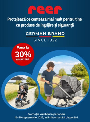 Promotie cu reducere de pana la 30% la Reer