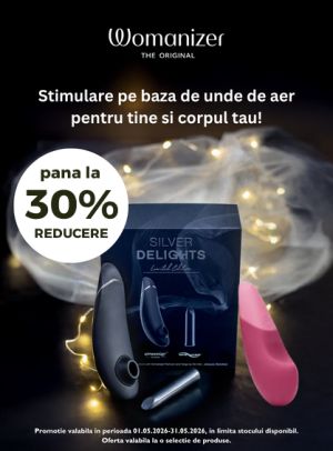 Promotie cu reducere de pana la 30% la Womanizer