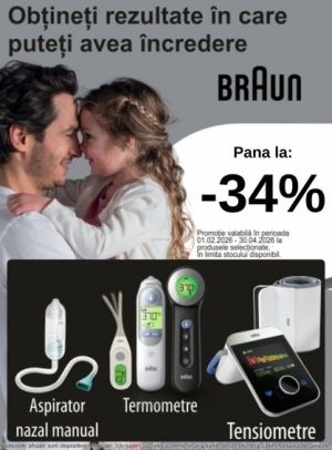 Promotie cu reducere de pana la 34% la Braun