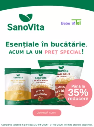 Promotie cu reducere de pana la 35% la Sanovita
