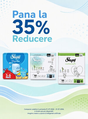 Promotie cu reducere de pana la 35% la Sleepy