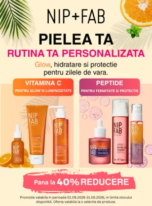 Promotie cu reducere de pana la 40% la Nip+Fab