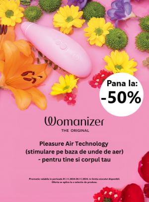 Promotie cu reducere de pana la 50% la Womanizer