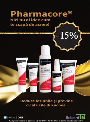 Promotie cu reducre 15% la Pharmacore