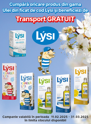 Promotie cu transport gratuit la Lysi