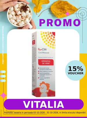 Promotie cu voucher 15% la Vitalia