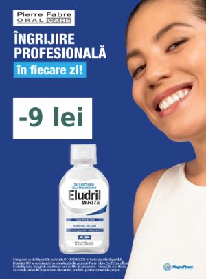 Promotie cu voucher 9 lei la Eludril