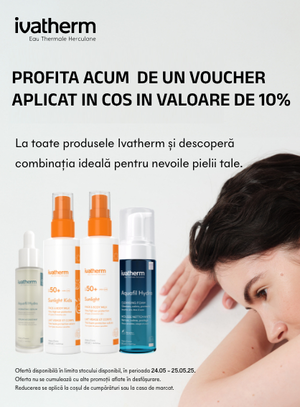 Promotie cu voucher aplicat in cos 10% la Ivatherm