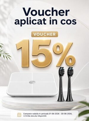 Promotie cu voucher aplicat in cos 15% la Aeno