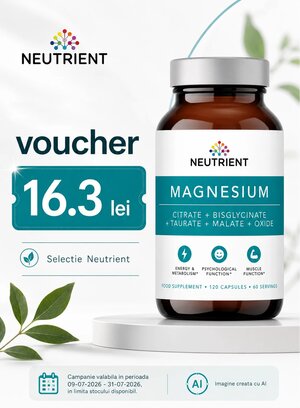 Promotie cu voucher aplicat in cos 16.3 lei la Neutrient