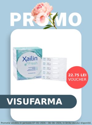 Promotie cu voucher aplicat in cos 22.75 lei la Visufarma