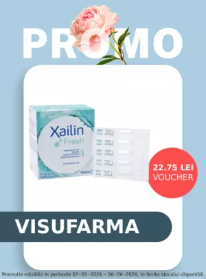 Promotie cu voucher aplicat in cos 22.75 lei la Visufarma