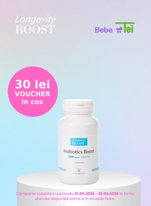 Promotie cu voucher aplicat in cos 30 lei la Longevity Boost