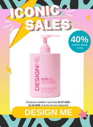 Promotie cu voucher aplicat in cos 40% la Design Me - Iconic Sales