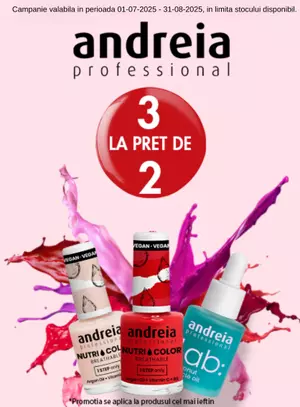 Promotie Cumpara 3 Platesti 2 - Andreia Professional