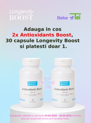 Promotie cumperi 2 platesti 1 la Longevity Boost